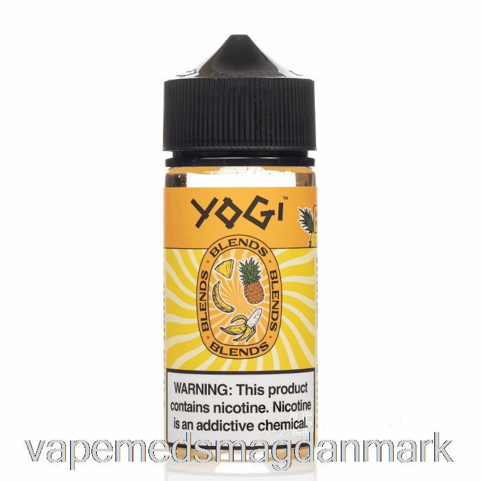 Vape Med Smag Banan Ananas Is - Yogiblandinger - 100ml 0mg
